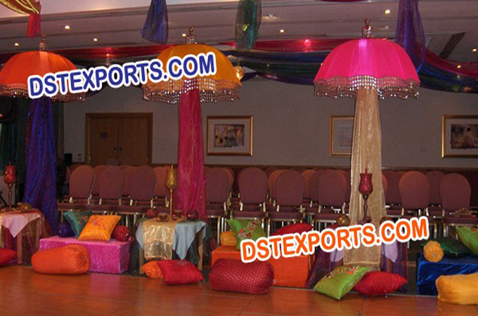 Wedding Embrodried Umbrellas Decoration