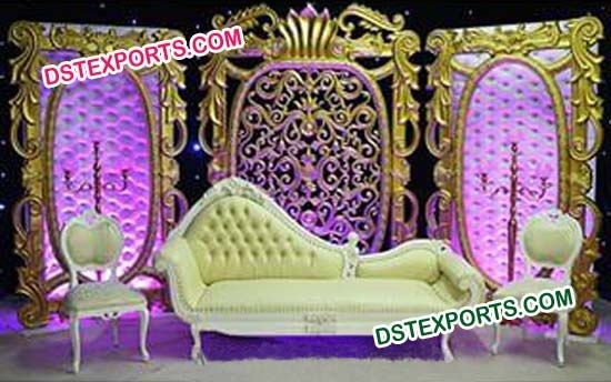 Wedding Mandap Stage Fiber Backdrop Frames
