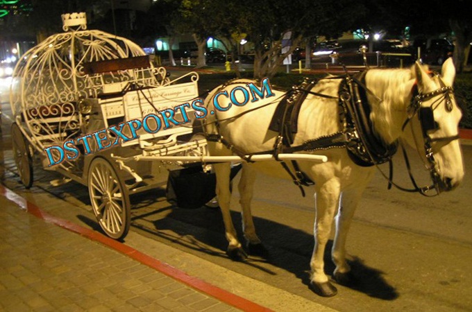 Wedding Beauty Cinderella Horse Carriage