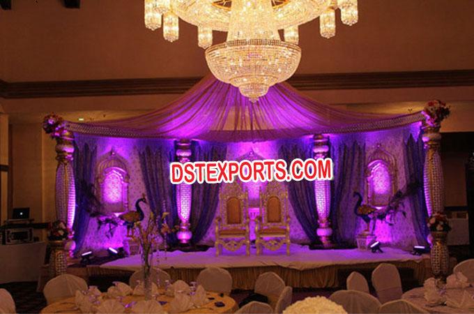 Asian Wedding Peacock Stage For Sale