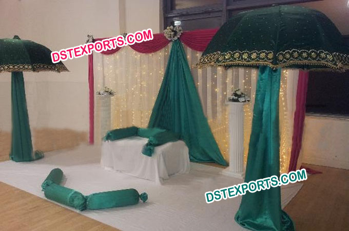 Wedding Muslim Mehandi Function Stage
