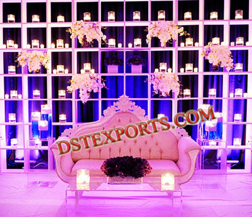 WEDDING STAGE CANDLE BACKDROPS
