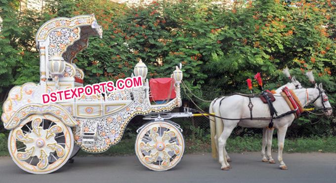 Indian Wedding Carved Buggy