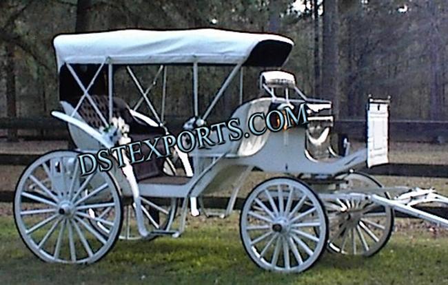 Indian Wedding Victoria Horse Carriage