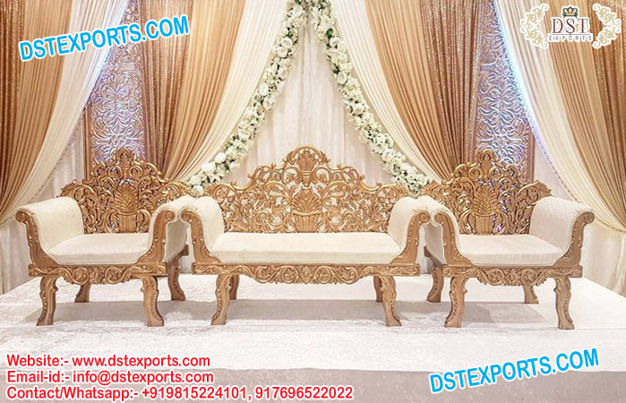 Asian Wedding Reception Stage Furniture Set