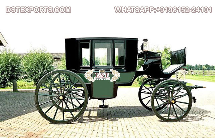 Traditional Style Covered Victorian Carriage