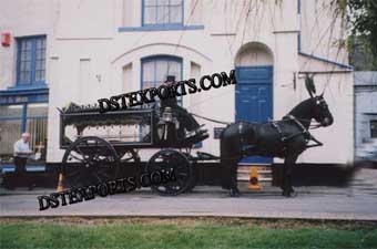 New Black Funeral Horse Carriages