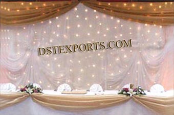 Decorated Star Wedding Mandap Backdrops