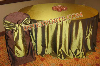 Wedding Matching Chair Cover And Table Cloth
