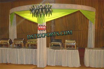 Decorated Wedding Food Stall