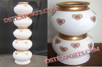 Indian Wedding Decorated Pots
