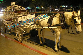 Wedding Beauty Cinderella Horse Carriage