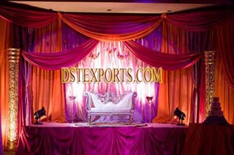 Wedding Colourful Decorated Stage Set