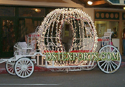WEDDING CINDERELLA CARRIAGES  WITH LIGHTING