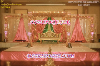 Latest Wedding Crystal Mandap/Pagoda Set