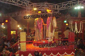 Indian Wedding  Revolving Jai Mala Stage Set