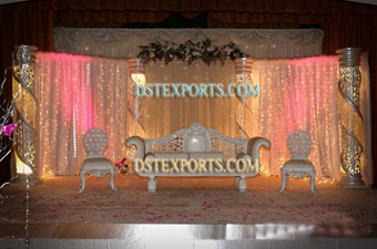 Latest Asian Wedding Crystal Stages