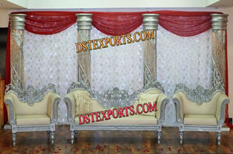 Latest Asian Wedding Silver Stage For Sale