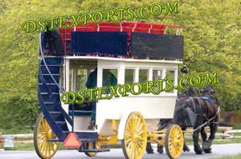 Double Decor Tourist Horse Drawn Carriage