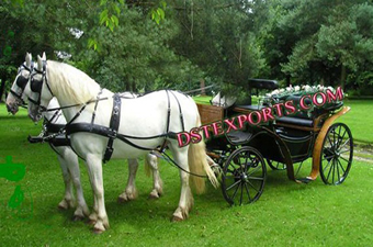 Black Gold Victoria Horse Carriages
