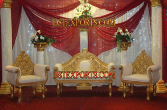 Wedding Golden Stage Decor