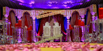 INDIAN WEDDING DARBAR STAGE SET