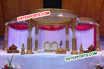 Bollywood Wedding Crystal Mandap For Wedding