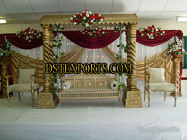 WEDDING CARVED SWING STAGE