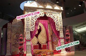 Asian Wedding Royal Decorated Stages