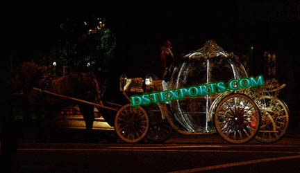 LIGHTED CINDERALLA HORSE CARRIAGES