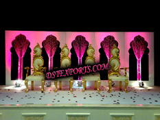 WEDDING STAGE WITH BEAUTIFUL CHAIRS