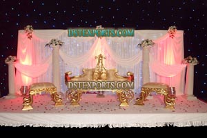 ASIAN WEDDING GOLD KING FURNITURE SET