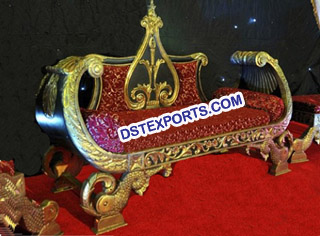 Asian Wedding Golden King Sofa