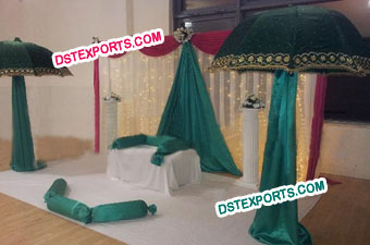 Wedding Muslim Mehandi Function Stage