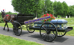 COMMERCIAL FUNERAL HORSE CARRIAGE