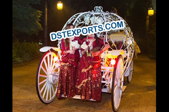 Wedding Lighted Cinderala Horse Carriage