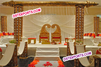 Indian Wedding Sona Chandi Stage For Wedding