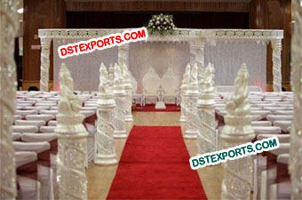 Best Wedding Fiber Crystal Mandap Set/Pagoda