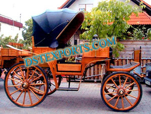 NEW WODDEN HORSE CARRIAGE