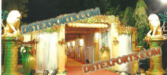 INDIAN WEDDING LION WELCOME GATES