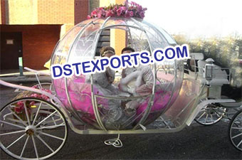 Beautiful Wedding Cinderella Horse Carriage