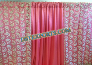 WEDDING STAGE CORAL BACKDROPS