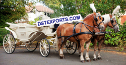 ANTIQUE HORSE DRAWN BUGGY
