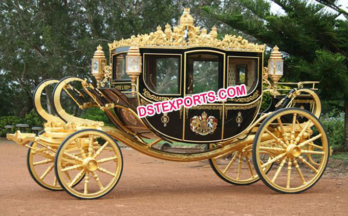 New  Beautiful  Royal Gold Carriages