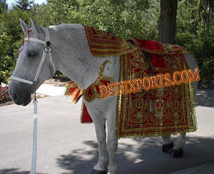 Indian Wedding Horse Costume With Kalash Design