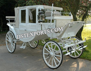 Wedding Elegent Covered Carriage