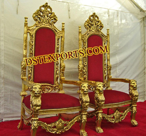 Shadi Stage Golden Chairs