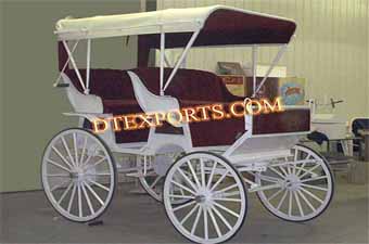 Double Seater Wedding Horse Carriage