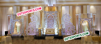 Modern Wedding Stage Backdrop Decorations