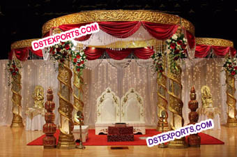 We are manufacturer of all type wedding mandaps. S